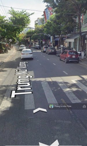 bán đất tặng nhà 3 tầng 2 mặt tiền thoáng mát trưng nữ vương gần cầu rồng, diện tích 76.3m2 nở hậu