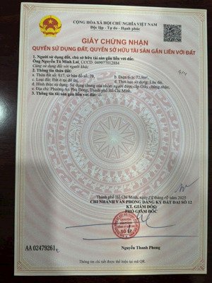 bán đất 73m2 tại an phú đông, q12, tp.hcm giá tốt chỉ với 4,5 tỷ