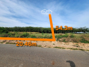 ngân hàng thanh lý gấp thửa đất lơn hơn 1000m2, mt nhựa ngang 20.4m, 1,485 tỷ, dầu tiếng bình dương