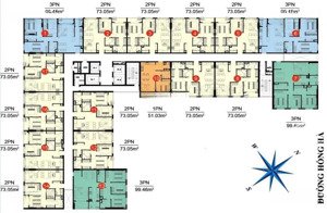 bán căn hộ !!! sổ hồng trao tay, 99m2, căn góc, giá bán 9ty500 - liên hệ 