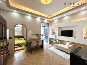 căn hộ 1 phòng ngủ siêu đẹp | full nội thất đầy đủ | ban công, cửa sổ siêu đẹp