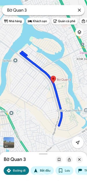 b2.111 nam hòa xuân - đường bờ quan 3 - gần ngã 4 trục thông 2 bờ sông - bao phí sang sổ (2%)