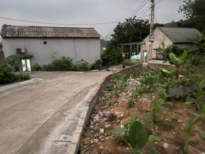 đất nghỉ dưỡng yên sơn-ba vì đã tách làm 2 sổ, gần chân núi ba vì đường bê tông ô tô chạy quanh đất