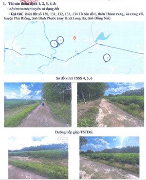 thông báo đấu giá 20 tài sản msb, phú riềng, bình phước