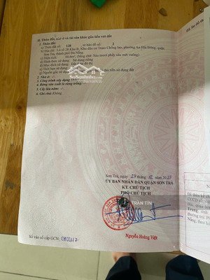 lô đất đường quy hoạch 5m5 phan bôi, sơn trà