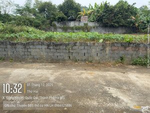 cc gửi bán 196,8 m tc 60m ,mt9,45m,giá3,15tỷ ngõ thông oto, gần hồ,gần đường đh09,đông yên,phú cát