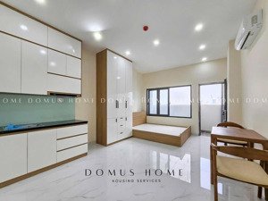 cho thuê chdv - studio ban công - full nội thất gần lotte, sunrise, gần tdtu, nttu, đh ufm, rmit