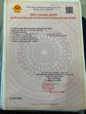 bán đất thổ cư mỹ hạnh nam đức hoà long an