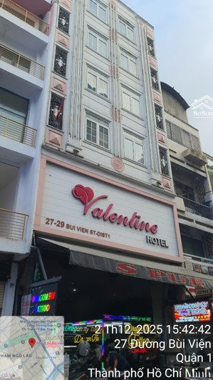 bán nhà mặt tiền 27-29 bùi viện, phường phạm ngũ lão, quận 1 dt 7.83x20m hầm 9 tầng hđt 320tr/tháng