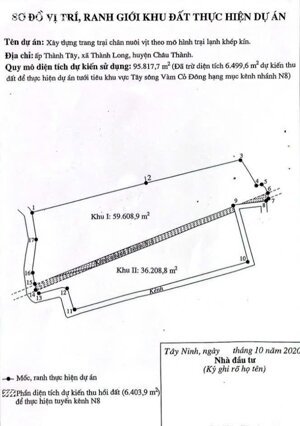 BÁN ĐẤT CHỦ TRƯƠNG TRẠI CHĂN NUÔI GÀ THỊT TẠI THÀNH LONG CHÂU THÀNH TÂY NINH (CŨ) (BĐTT06)