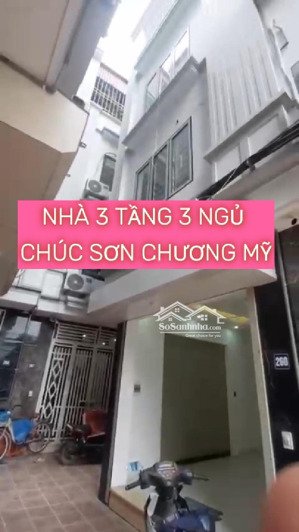 bán nhà lô góc ngã tư chúc sơn 100m ra ql6 nhà 30m2 3 tầng 3 pn, cách 30m ô tô tránh và hồ điều hoà