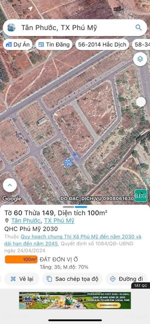 bán lô đất đẹp tân phước, phường phú mỹ , tp. hồ chí minh