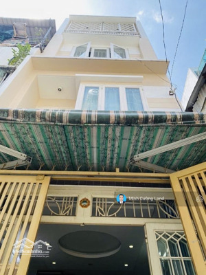 bán nhà đẹp trường sa, phú nhuận, 45m2 vuông a4, 4 tầng 5pn, hẻm 4m cách mt 20m, chỉ 6tỷ tl