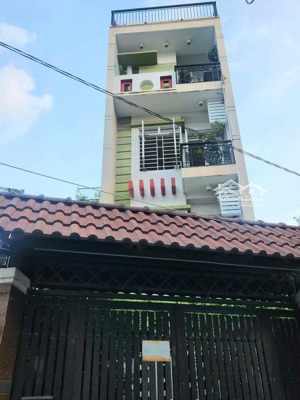 bán nhà tân phú, hxh 6m kênh tân hóa, 55m2(4.2 x 13), 4 tầng, chỉ 7.2 t