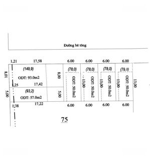 bán 4 nền liền kề ngay trường cấp 2-3 minh hưng