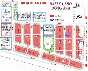 bán nhà biệt thự 4pn, 4wc, 80m2, 11 tỷ tại happy land đông anh, hà nội