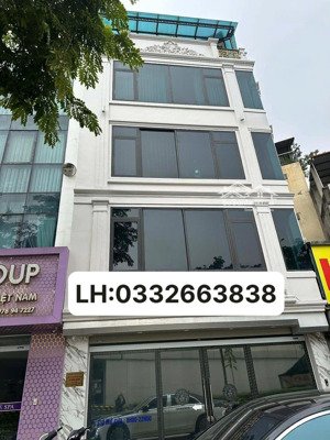 siêu phẩm tòa văn phòng 6 tầng thang máy mặt phố phạm văn đồng-cầu giấy-dt:55/70m2 mt:7m-nhà mới