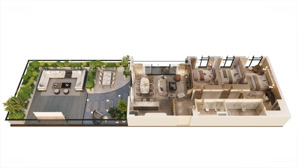 bán 1 căn duy nhất penthouse g33.03 galia - dt 132.4m2 - sân vườn 105m2 - giá chỉ 17.9 tỷ