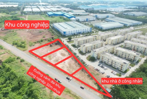 2 lô đất ngang 10m đã tách 300m2 ngay khu công nghiệp bắc đồng phú, xây trọ tuyệt vời 350tr