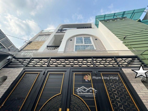 nhà 4 tầng mới đẹp tại hẻm oto, gần coopmart chu văn an, bình thạnh, 52m2, ngang 4.5m, 9.9tỷ tl tốt