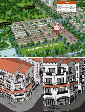 bán shophouse blanca city, giá siêu hời 33,2 tỷ, 172,3 m2, vị trí góc 2 mặt tiền