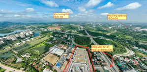 quỹ độc quyền shophouse mặt tiền 8m đối diện 2 tòa chung cư hòa lạc metro. ưu tiên 1 vào được luôn