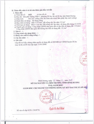 bất ở trung tâm phường dĩ an, full 365m2 đất ở