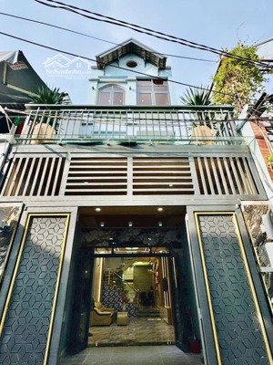 huỳnh văn nghệ - gò vấp hẻm xe hơi, 70m (4x18m), 3 tầng btct - 5 pn, gần nhà ga t3 metro, 7.6 tỷ