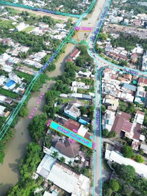 313m2 đường cầu tàu 14m nhưa sau đất là sông búng giá 6.8 tỷ