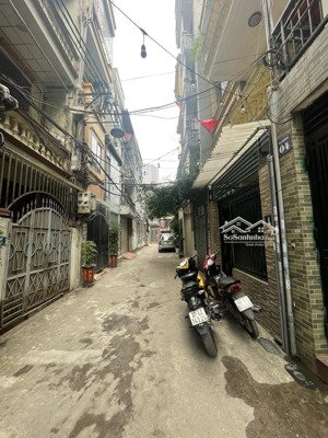 bán nhà ô tô đỗ cửa phố tân mai - hoàng mai 50m * 4 tầng * 14.2 tỷ - mặt ngõ kinh doanh, ô tô tránh