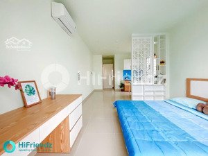 cho thuê căn hộ 1 phòng ngủ bancol full nội thất gần cầu nguyễn văn cừ
