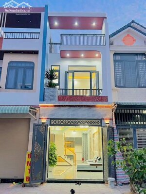 BÁN NHÀ PHỐ 1 trệt 1 Lầu 3PN Bình Chuẩn Bình Dương KDC ĐỒNG BỘ ĐẸP