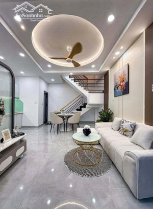 hẻm 3m sạch đẹp - phan văn trị - nhà đẹp full nội thất cao cấp - 28m2.