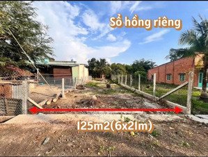 cần bán gấp lô đất 125m2(6x21) ở đường nguyễn thị nị xã phước hiệp củ chi ngay trưởng tiểu học ph.