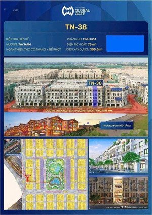 cần tiền bán gấp liền kề xẻ khe tinh hoa 75m2, đường 17m, giá 21.4 tỷ, lk tn-38, 75m2 giá 20.27 tỷ