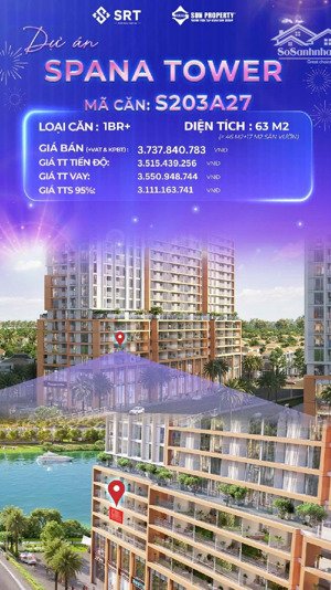 chính chủ cần bán căn hộ sân vườn s203a27 dự án spana, giá chỉ 49 tr/m2. bank hỗ trợ vay 75%