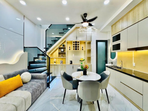 nhà đẹp hoa hậu mini, p. 3 gò vấp 13.6m2 (4.6x4) 2 tầng full nội thất - giá 3,39 tỷ