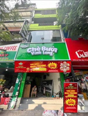 bán nhà mặt tiền kinh doanh lê văn sỹ,p.14,q.3. trệt 3 lầu, 4m x 14m, hđt 40 triệu. chỉ 18.5 tỷ