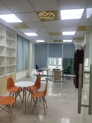 văn phòng 75m2 (full nội thất + phòng riêng giám đốc + phòng họp) giá 22 triệu/th - làm việc 24/7