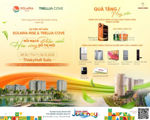 nam long mở bán đợt 1 trellia cove - chính sách bán hàng, ck ưu đãi cho khách hàng. 