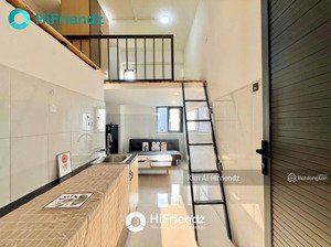 cho thuê căn hộ duplex ở hòa bình, nội thất full, gác cao đứng được, cửa sổ ban công thoáng, ở liền