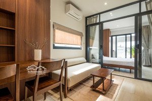 căn hộ 1pn siêu đẹp, nội thất gỗ màu ấm tại trung tâm phú nhuận, giáp bình thạnh, gò vấp, q1, q3,..