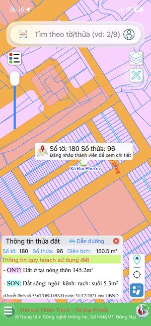 bán đất tại cộng đồng, xã phước khánh, nhơn trạch, đồng nai, 3,3 tỷ, 150,5m2