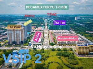 bán shophouse 100m2, 5,6 tỷ tại bùi thị xuân, hòa phú, thủ dầu một, bình dương