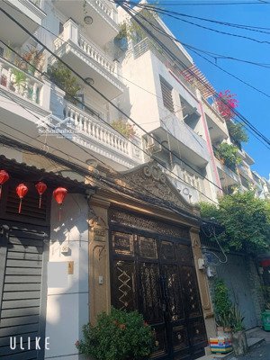 bán nhà đẹp 5 tầng - 63m( 4.4 x 14.5m - hxh - nội thất cao cấp vào ở ngay - khu an ninh dân trí cao