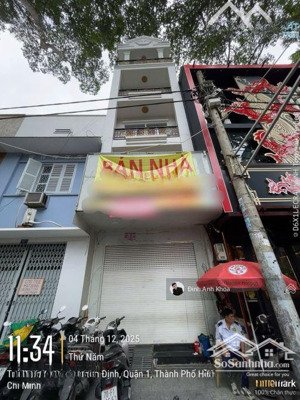 bán gấp mt trần quang khải. p tân định q1. 6 tầng thang máy. dt:4x24m.cn:85m2. giá 32 tỷ