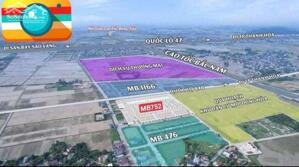 900Tr Bán Đất MB476 Đông Hoà 101,4m MT 6m Vuông Vi