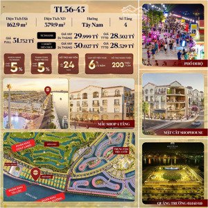 biệt thự view sông tự nhiên độc bản vị trí gần quảng trường châu âu giá chỉ 28,x tỷ