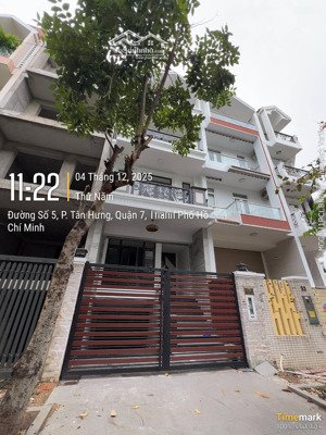 bán nhà phố đường số 5, kdc him lam, p. tân hưng, q.7 - giá tốt nhất!