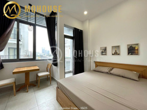 căn hộ studio ban công view sông gần chợ thảo điền cách ga metro 10 phút di chuyển